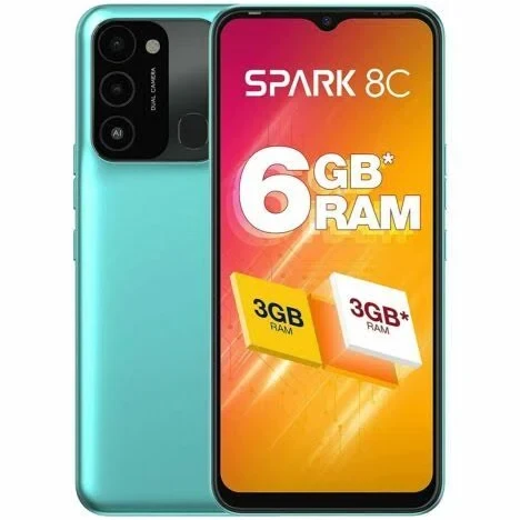 Tecno SPARK 8-C  (ATLANTIC BLUE, 64GB)  (3 GB RAM)