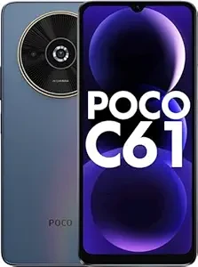 POCO C61 ( BLUE , 6GB RAM, 128GB Storage)